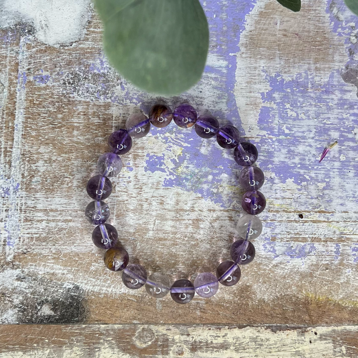 Ametrine Bead Bracelet-The Gaia Healing Stone