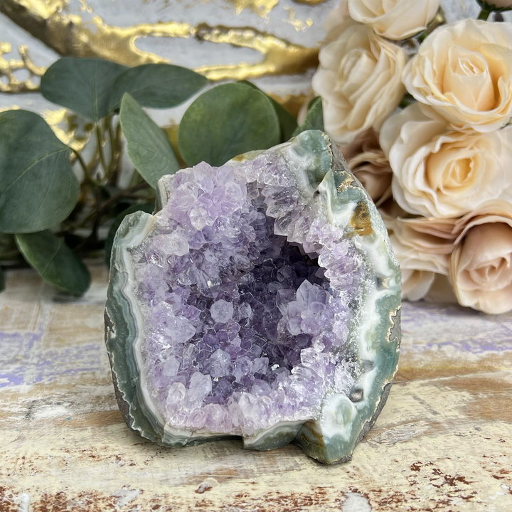 Amethyst Cut Base-The Gaia Healing Stone