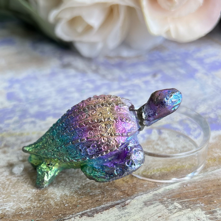 Bismuth Turtle-The Gaia Healing Stone