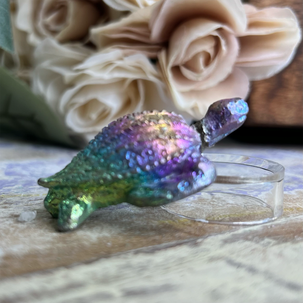 Bismuth Turtle-The Gaia Healing Stone