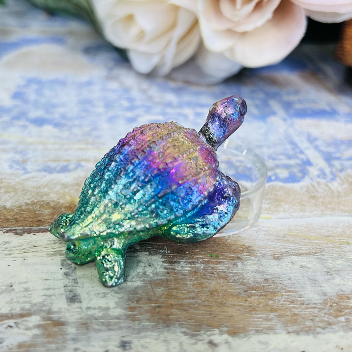 Bismuth Turtle-The Gaia Healing Stone