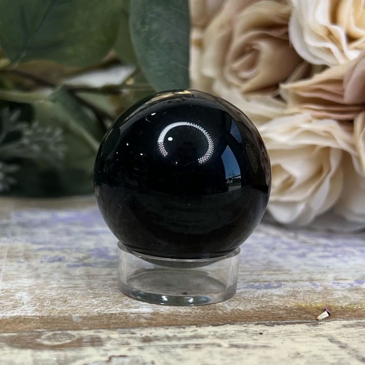 Black Obsidian Sphere-The Gaia Healing Stone