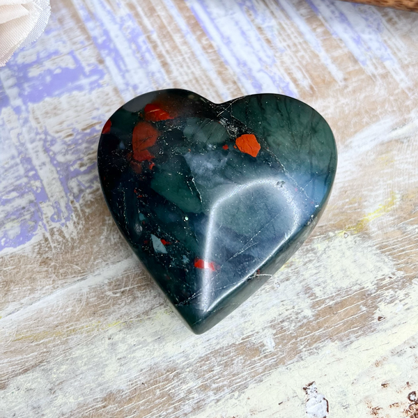 Bloodstone Heart-The Gaia Healing Stone