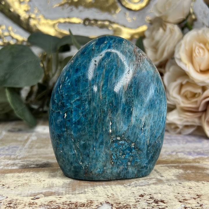 Blue Apatite Free form-The Gaia Healing Stone