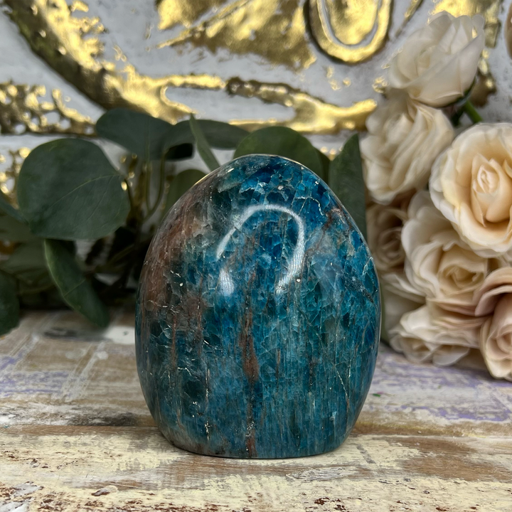 Blue Apatite Free form-The Gaia Healing Stone