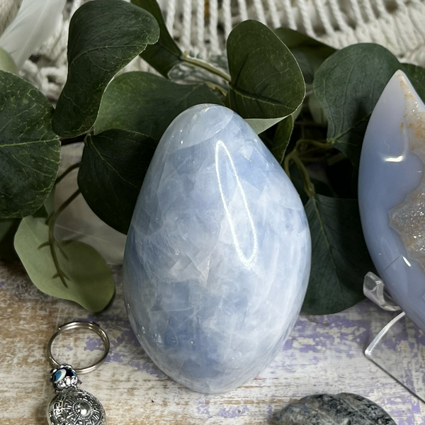 Blue Calcite Free Form