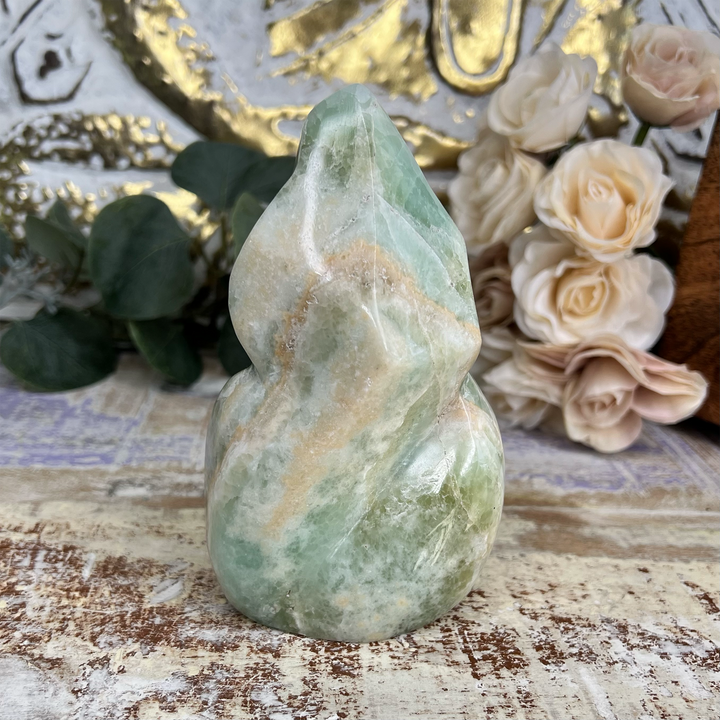 Carribean Calcite Flame-The Gaia Healing Stone