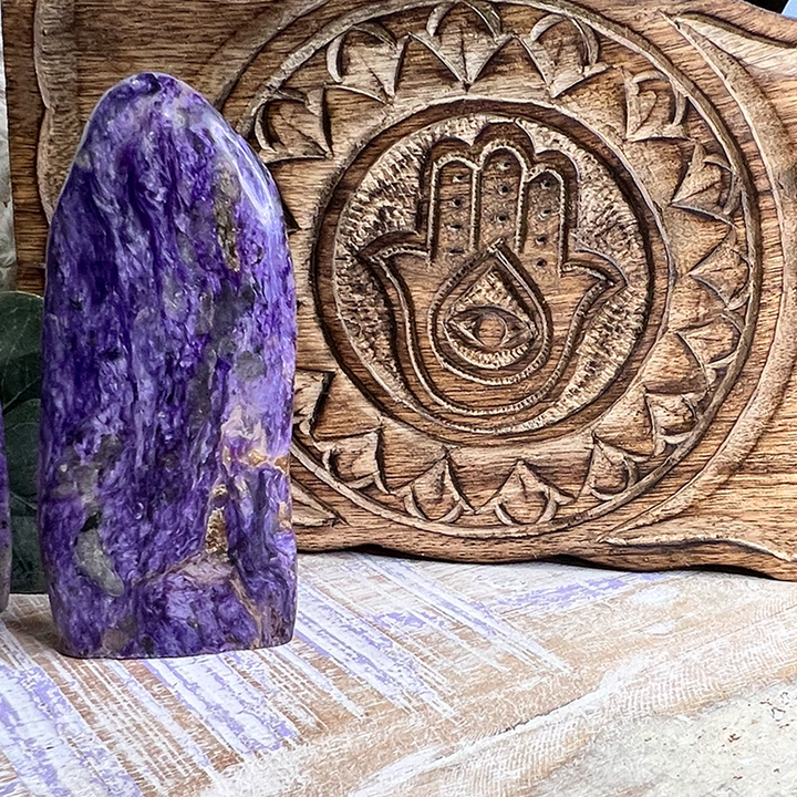 Charoite Purple Tower-The Gaia Healing Stone