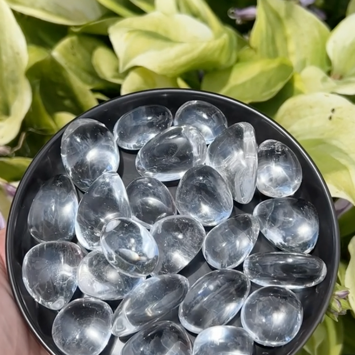 Clear Quartz Tumbles-The Gaia Healing Stone