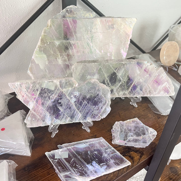 Selenite Slabs Transparent-The Gaia Healing Stone