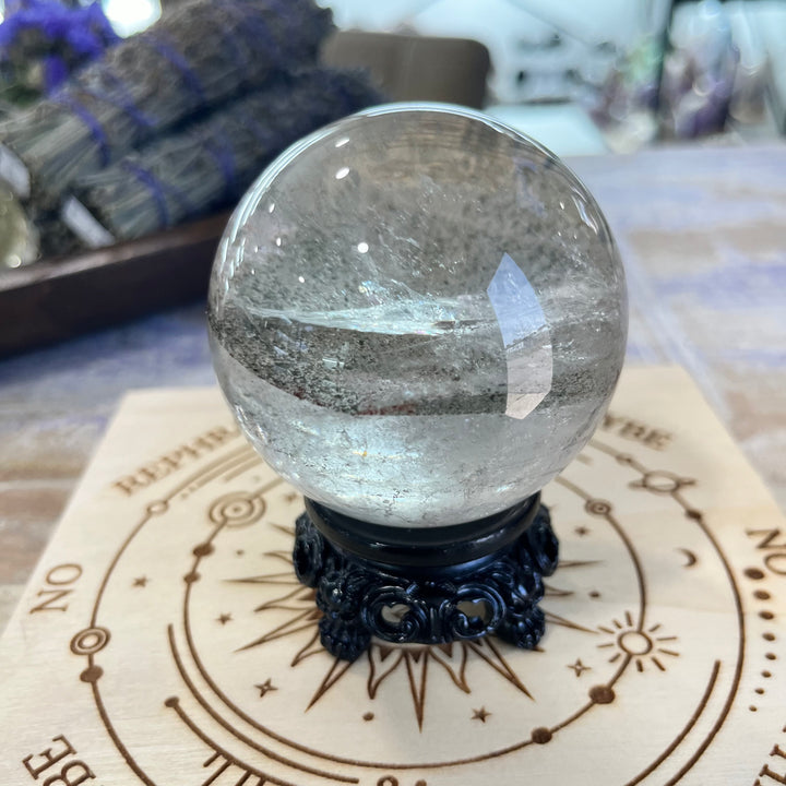 Garden Quartz Sphere-The Gaia Healing Stone