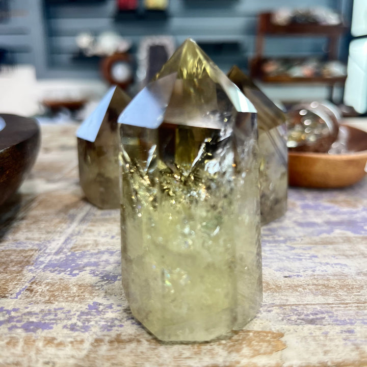 Citrine Crystal Towers-The Gaia Healing Stone