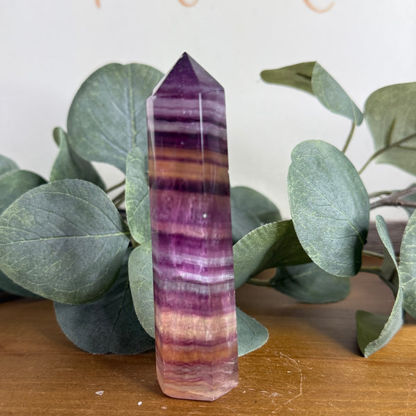 Magenta Fluorite Tower