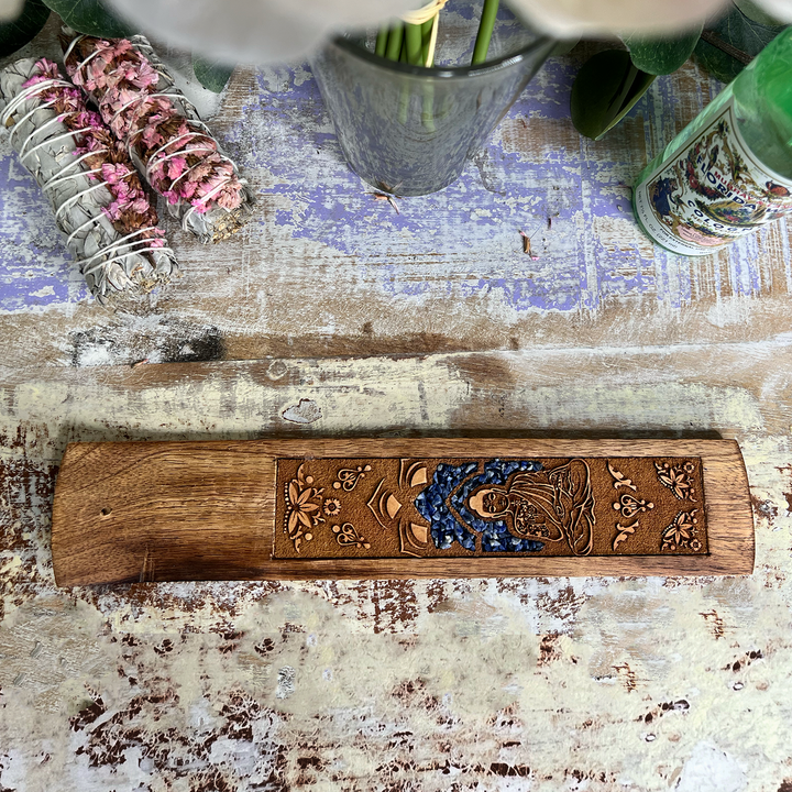 Sodalite Incense Holder-The Gaia Healing Stone