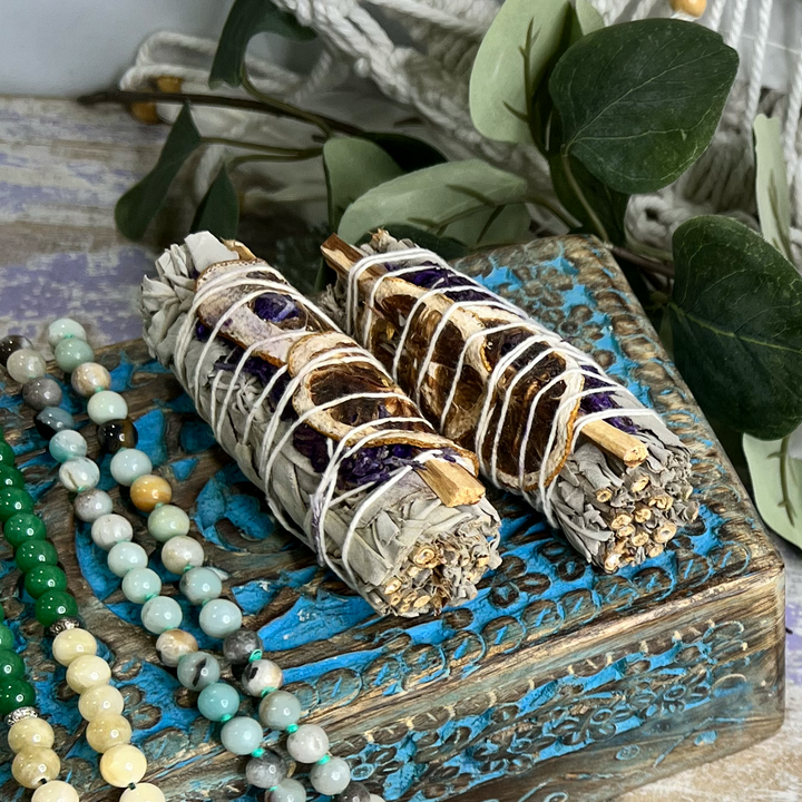 Sage Smudge Stick | Citrus + Cinnamon Bundle-The Gaia Healing Stone