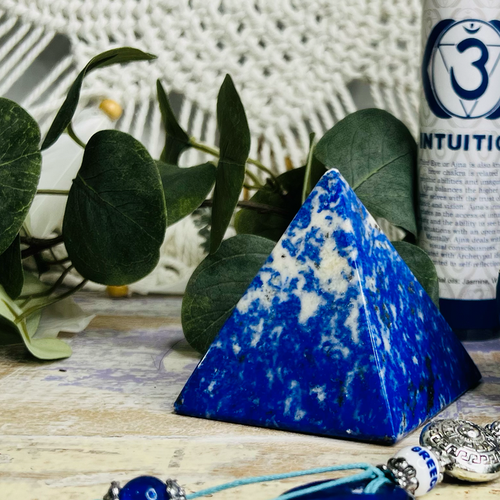 Lapis Lazuli Blue Pyramid-The Gaia Healing Stone