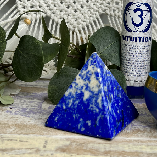 Lapis Lazuli Blue Pyramid