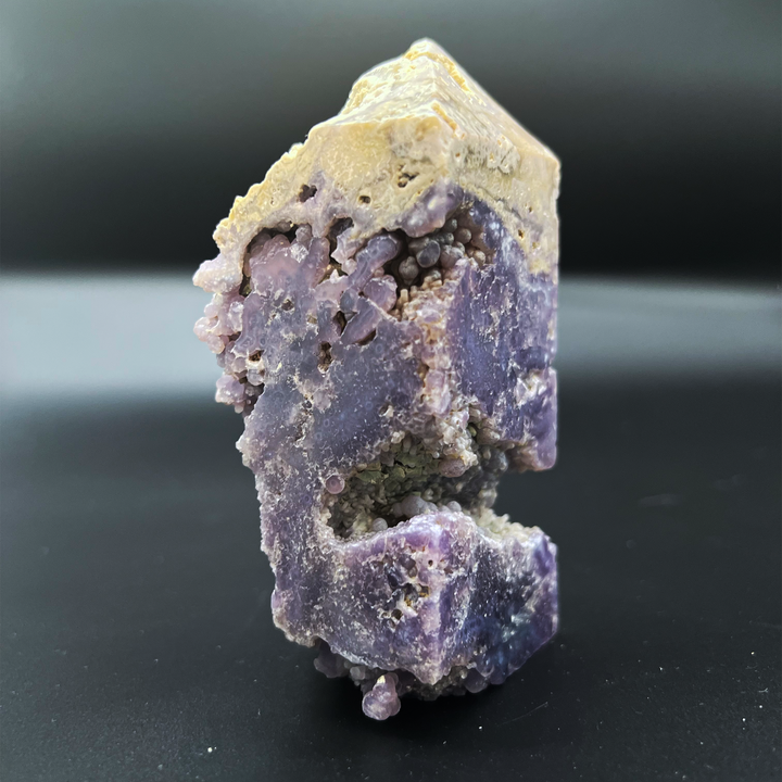 Grape Agate Tower-The Gaia Healing Stone