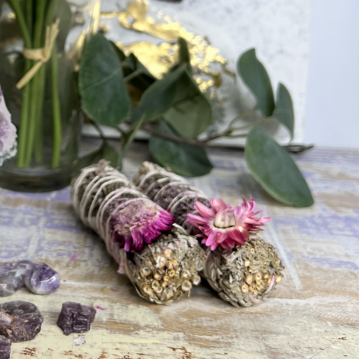 Fresh Start Sage Stick Smudge | New Beginnings + Change-The Gaia Healing Stone