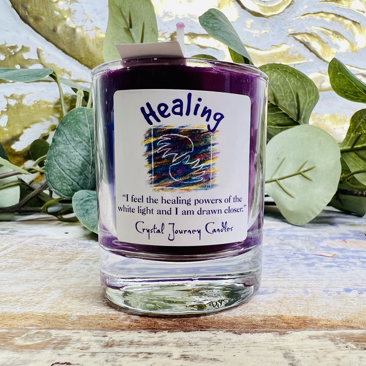 Crystal Journey Intention Soy Candles-The Gaia Healing Stone