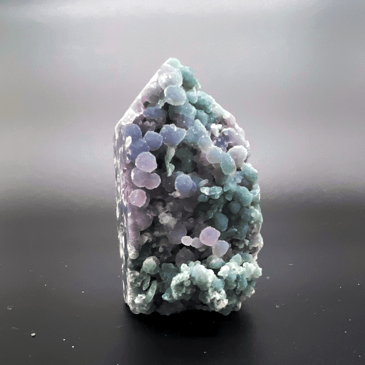 HQ Grape Agate Tower-The Gaia Healing Stone