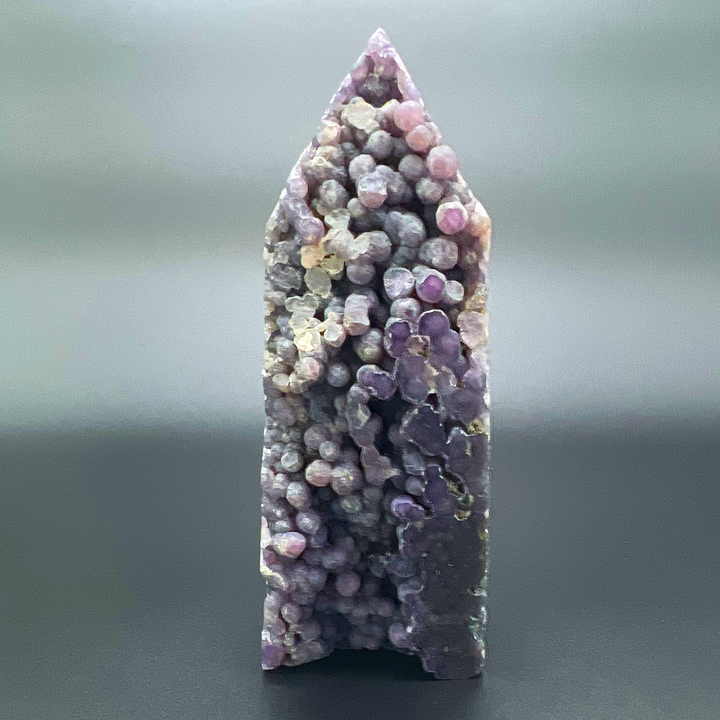 Grape Agate Tower-The Gaia Healing Stone