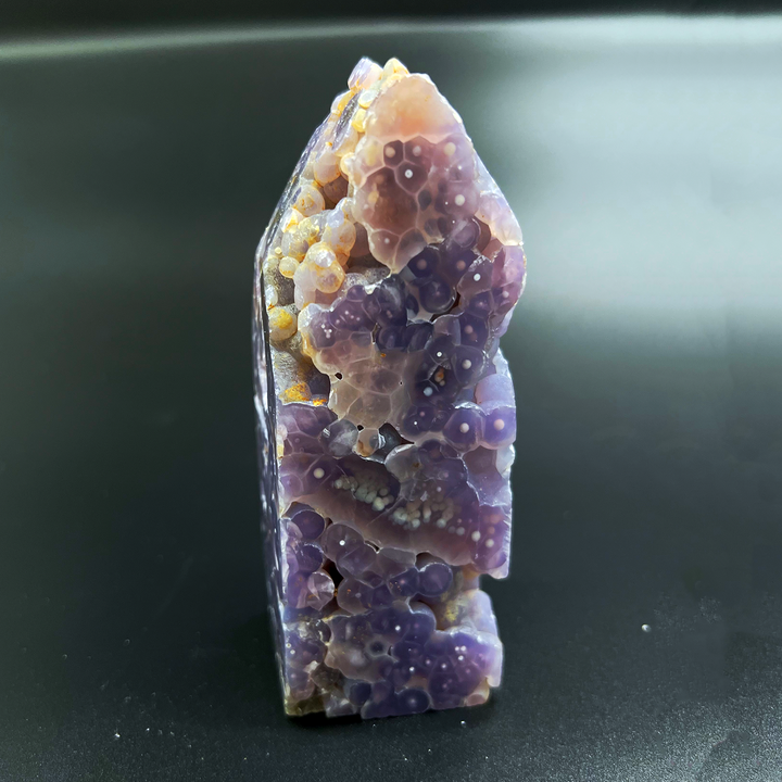 Grape Agate Tower-The Gaia Healing Stone