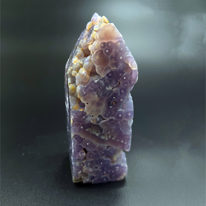 Grape Agate Tower-The Gaia Healing Stone