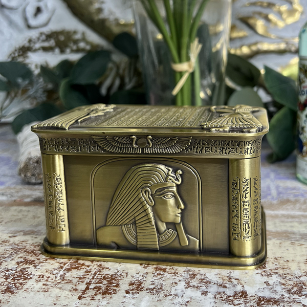 Egyptian Pharoah Tricket/Jewelry Storage Box